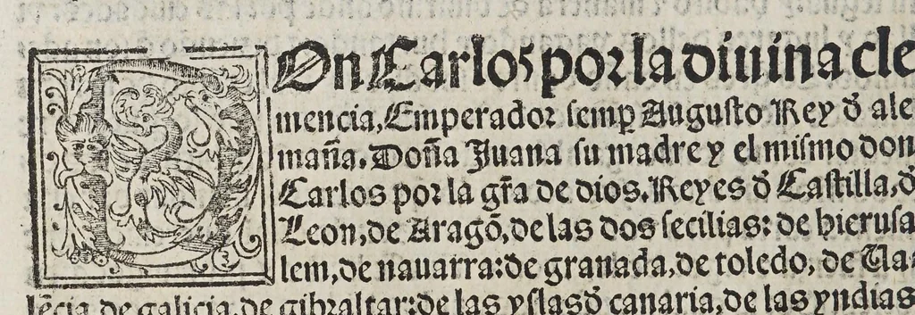 An illustration from [Quaderno de algunas leyes que no estan en el libro de las prematicas que por mandado de Sus Magestades se mandan imprimir este año de MDXLIIII años.], 1544, leaf 22