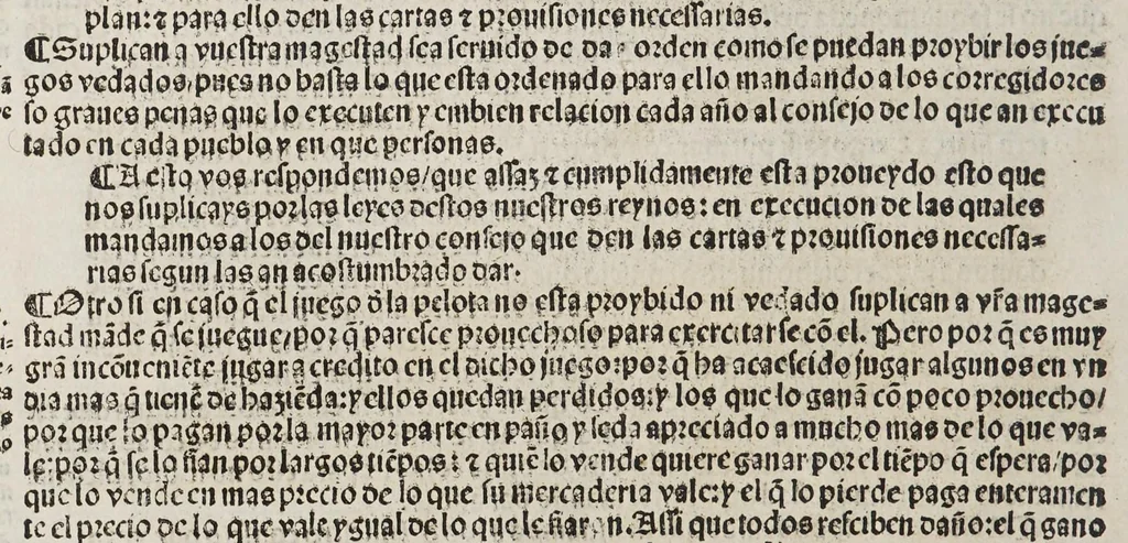 An illustration from Quaderno de las leyes y prematícas reales fechas en las Cortes que Su Magestad del emperador y rey nuestro señor mando celebrar en la noble vílla de Madríd en el año de M.D. xxviii. años: : muy prouechoso a todos en general., 1540, leaf 16