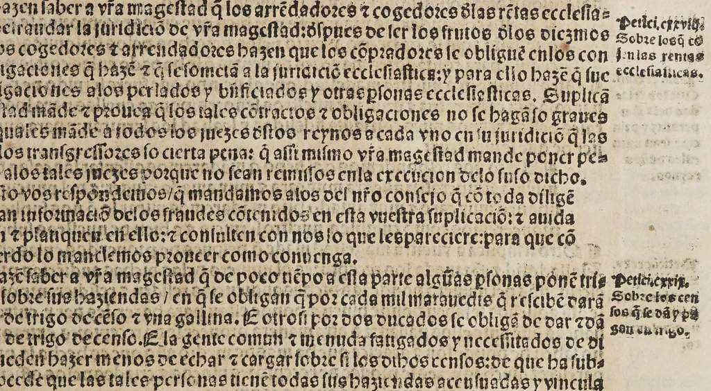 An illustration from Quaderno d[e] las leyes y prematicas reales fechas en las cortes q[ue] Su Magestad del emperador y rey nuestro señor mando celebrar en la noble villa de Madrid en el año de M.D.xxviij. años. : Muy prouechoso a todos en general, 1546, leaf 41