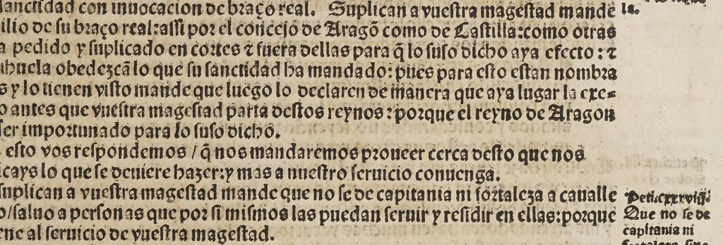 An illustration from Quaderno d[e] las leyes y prematicas reales fechas en las cortes q[ue] Su Magestad del emperador y rey nuestro señor mando celebrar en la noble villa de Madrid en el año de M.D.xxviij. años. : Muy prouechoso a todos en general, 1546, leaf 43