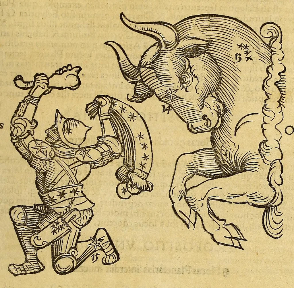 An illustration from Quadrans Apiani astronomicus et iam recens inuentus et nunc primum editus. : Huic adiuncta sunt [et] alia intrumenta obseruatoria perinde noua ., 1532, leaf 25