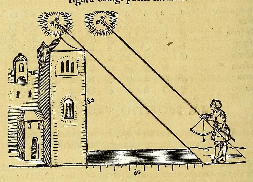 An illustration from Quadrans Apiani astronomicus et iam recens inuentus et nunc primum editus. : Huic adiuncta sunt [et] alia intrumenta obseruatoria perinde noua ., 1532, leaf 30