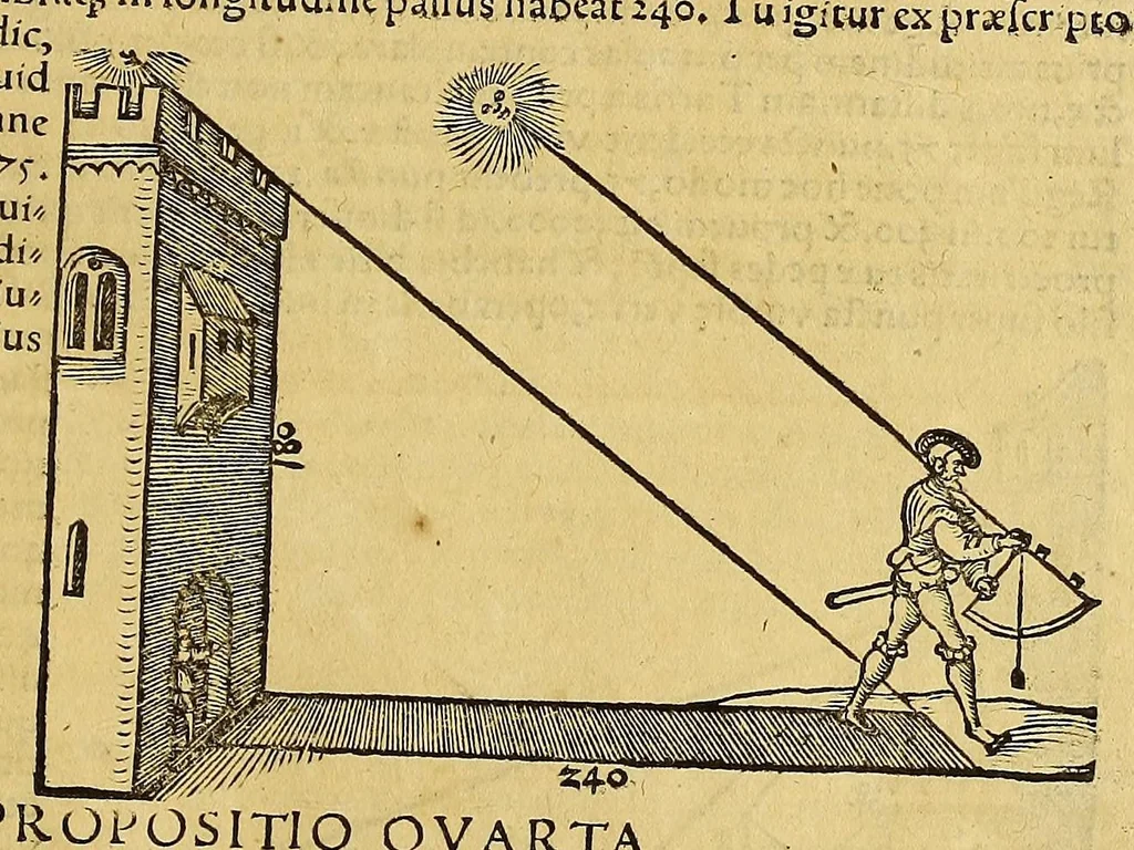 An illustration from Quadrans Apiani astronomicus et iam recens inuentus et nunc primum editus. : Huic adiuncta sunt [et] alia intrumenta obseruatoria perinde noua ., 1532, leaf 31