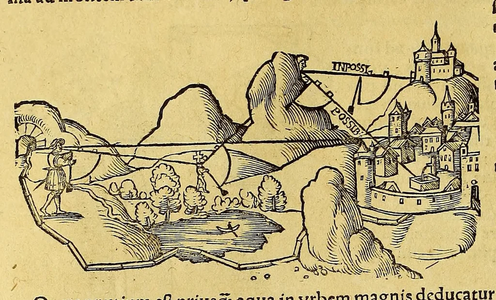 An illustration from Quadrans Apiani astronomicus et iam recens inuentus et nunc primum editus. : Huic adiuncta sunt [et] alia intrumenta obseruatoria perinde noua ., 1532, leaf 38