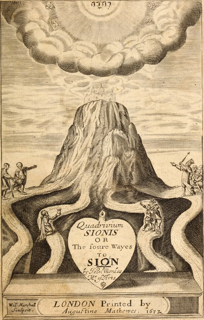 An illustration from Quadrivium Sionis : or, The foure ways to Sion, 1633, leaf 4