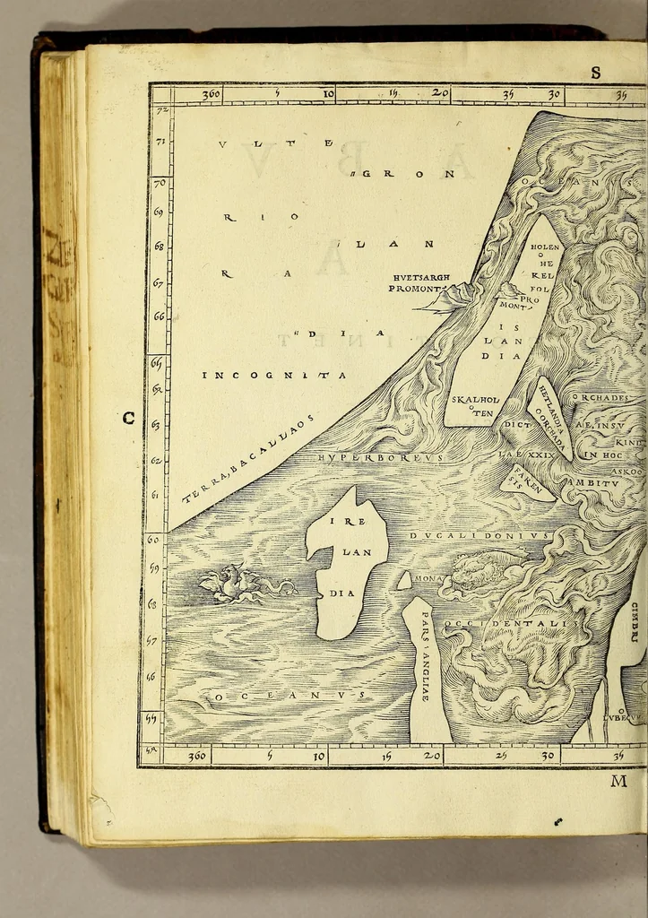 An illustration from Quae intus continentur. Syria, ad Ptolomaici operis rationem. Præterea Strabone, Plinio, & Antonio auctoribus locupletata. Palestina, iisdem auctoribus. ., 1532, leaf 266