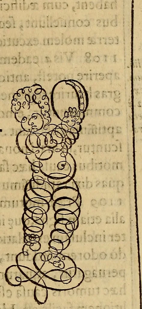An illustration from Quaestiones definitae ex triplici philosophia : rationali, naturali, morali : in Parmensi Academia publicè triduum disputae, 1613, leaf 182