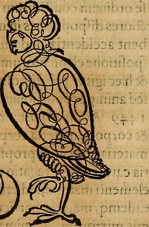 An illustration from Quaestiones definitae ex triplici philosophia : rationali, naturali, morali : in Parmensi Academia publicè triduum disputae, 1613, leaf 232