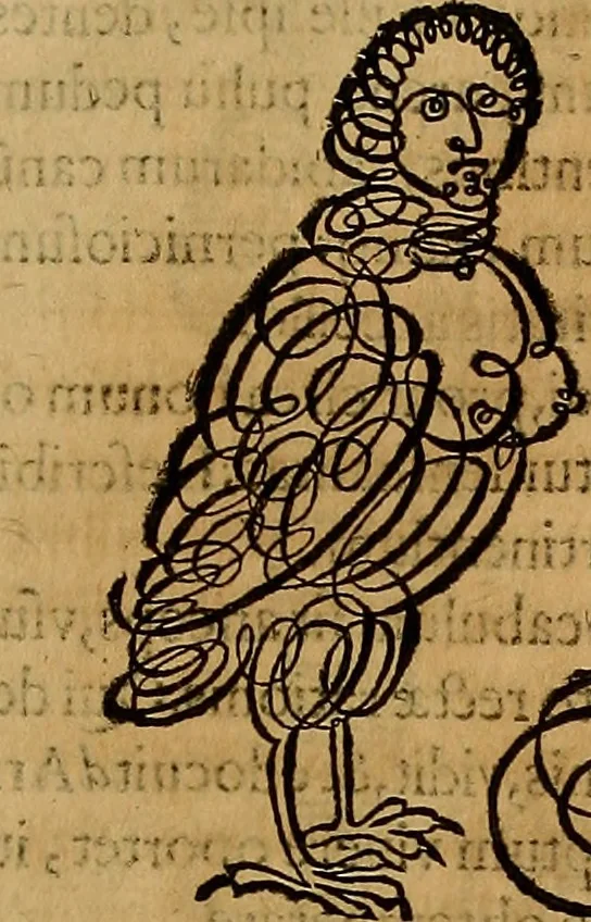 An illustration from Quaestiones definitae ex triplici philosophia : rationali, naturali, morali : in Parmensi Academia publicè triduum disputae, 1613, leaf 288