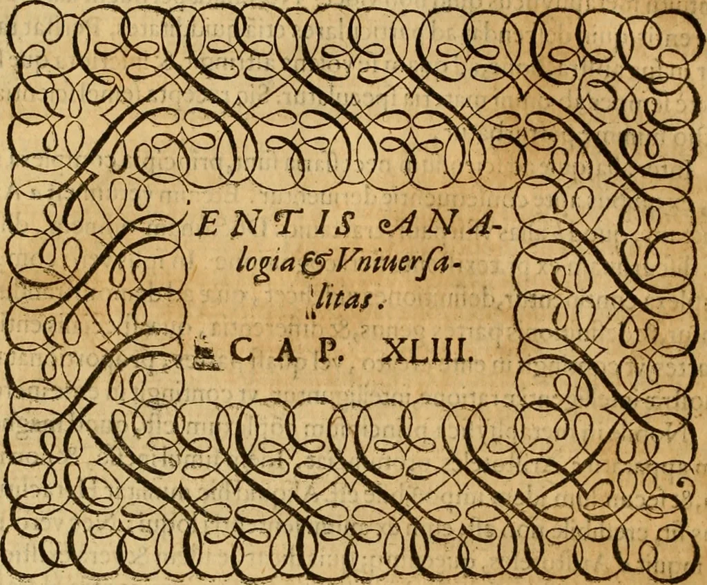 An illustration from Quaestiones definitae ex triplici philosophia : rationali, naturali, morali : in Parmensi Academia publicè triduum disputae, 1613, leaf 299
