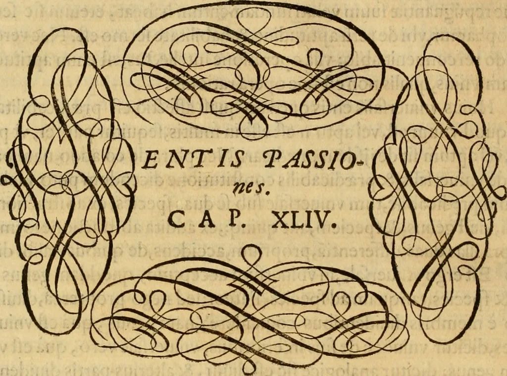 An illustration from Quaestiones definitae ex triplici philosophia : rationali, naturali, morali : in Parmensi Academia publicè triduum disputae, 1613, leaf 305