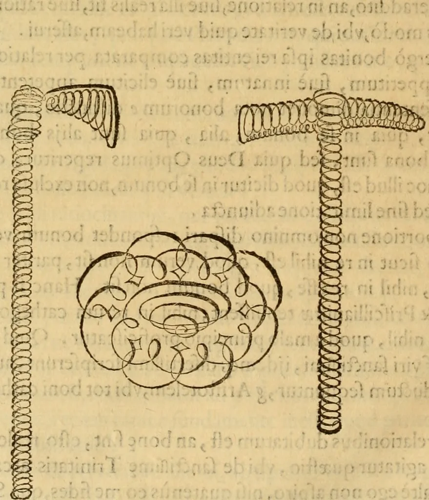 An illustration from Quaestiones definitae ex triplici philosophia : rationali, naturali, morali : in Parmensi Academia publicè triduum disputae, 1613, leaf 311