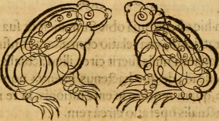 An illustration from Quaestiones definitae ex triplici philosophia : rationali, naturali, morali : in Parmensi Academia publicè triduum disputae, 1613, leaf 315