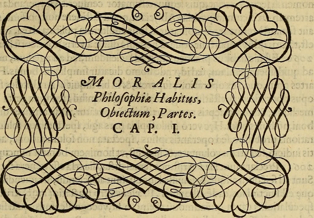 An illustration from Quaestiones definitae ex triplici philosophia : rationali, naturali, morali : in Parmensi Academia publicè triduum disputae, 1613, leaf 336