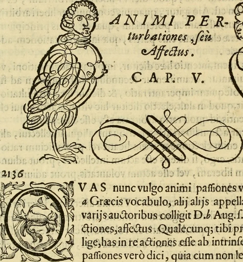 An illustration from Quaestiones definitae ex triplici philosophia : rationali, naturali, morali : in Parmensi Academia publicè triduum disputae, 1613, leaf 349