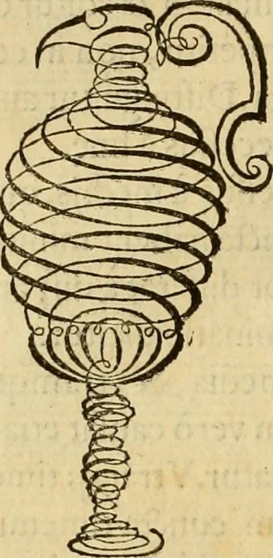 An illustration from Quaestiones definitae ex triplici philosophia : rationali, naturali, morali : in Parmensi Academia publicè triduum disputae, 1613, leaf 355