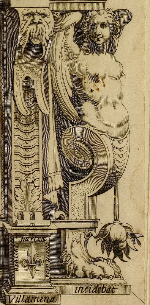 An illustration from Quaestiones definitae ex triplici philosophia : rationali, naturali, morali : in Parmensi Academia publicè triduum disputae, 1613, leaf 4