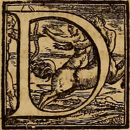 An illustration from Quaestiones definitae ex triplici philosophia : rationali, naturali, morali : in Parmensi Academia publicè triduum disputae, 1613, leaf 44