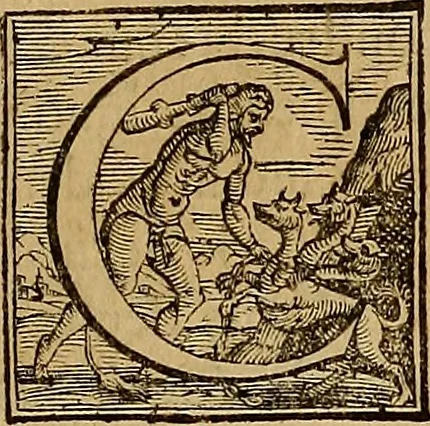 An illustration from Quaestiones definitae ex triplici philosophia : rationali, naturali, morali : in Parmensi Academia publicè triduum disputae, 1613, leaf 48