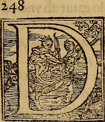 An illustration from Quaestiones definitae ex triplici philosophia : rationali, naturali, morali : in Parmensi Academia publicè triduum disputae, 1613, leaf 52