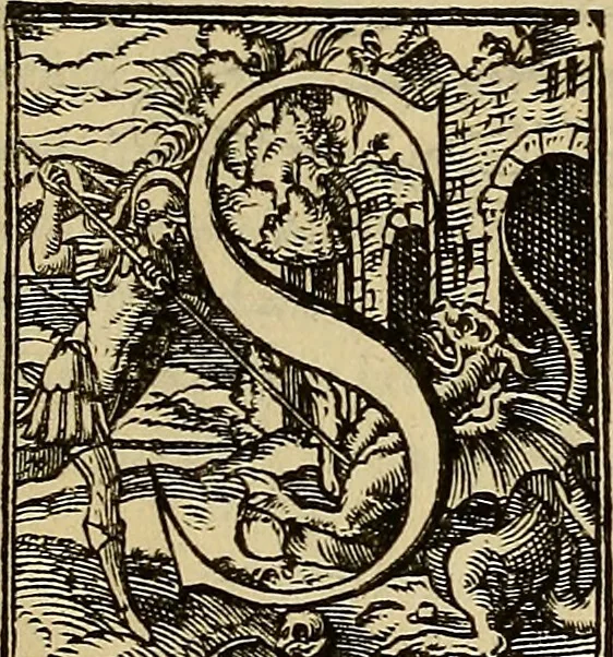 An illustration from Quaestiones definitae ex triplici philosophia : rationali, naturali, morali : in Parmensi Academia publicè triduum disputae, 1613, leaf 6