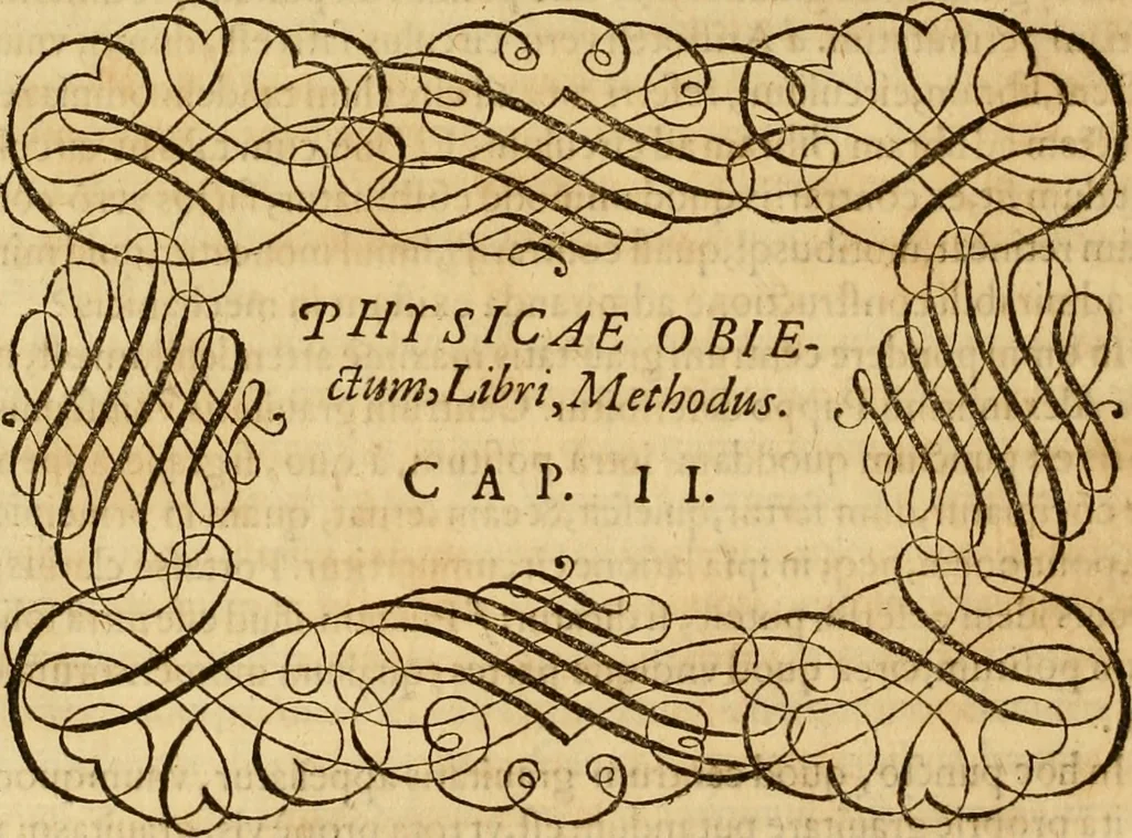 An illustration from Quaestiones definitae ex triplici philosophia : rationali, naturali, morali : in Parmensi Academia publicè triduum disputae, 1613, leaf 67