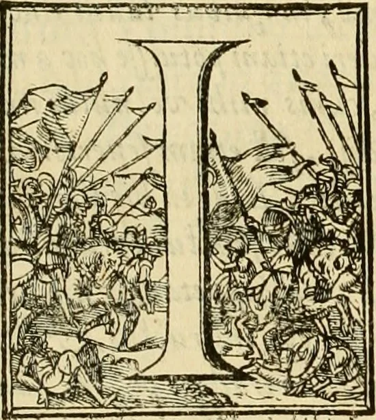 An illustration from Quaestiones definitae ex triplici philosophia : rationali, naturali, morali : in Parmensi Academia publicè triduum disputae, 1613, leaf 9