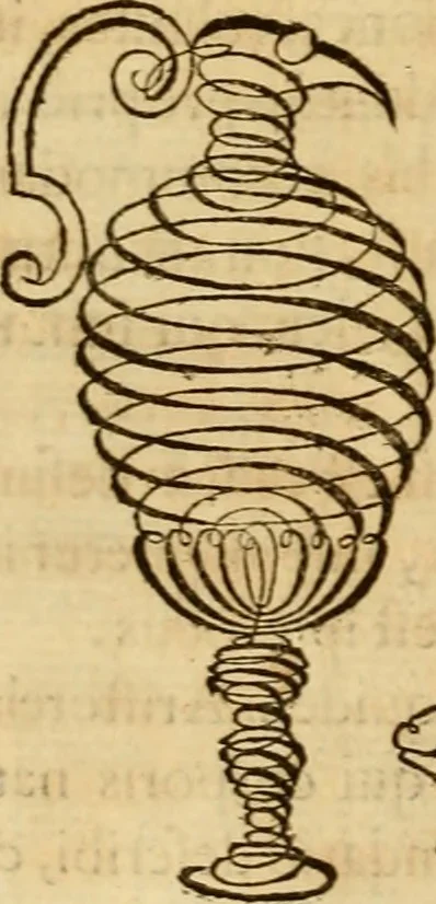 An illustration from Quaestiones definitae ex triplici philosophia : rationali, naturali, morali : in Parmensi Academia publicè triduum disputae, 1613, leaf 97