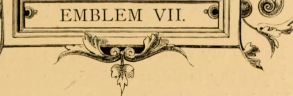 An illustration from Quarles' Emblems, 1800, leaf 104