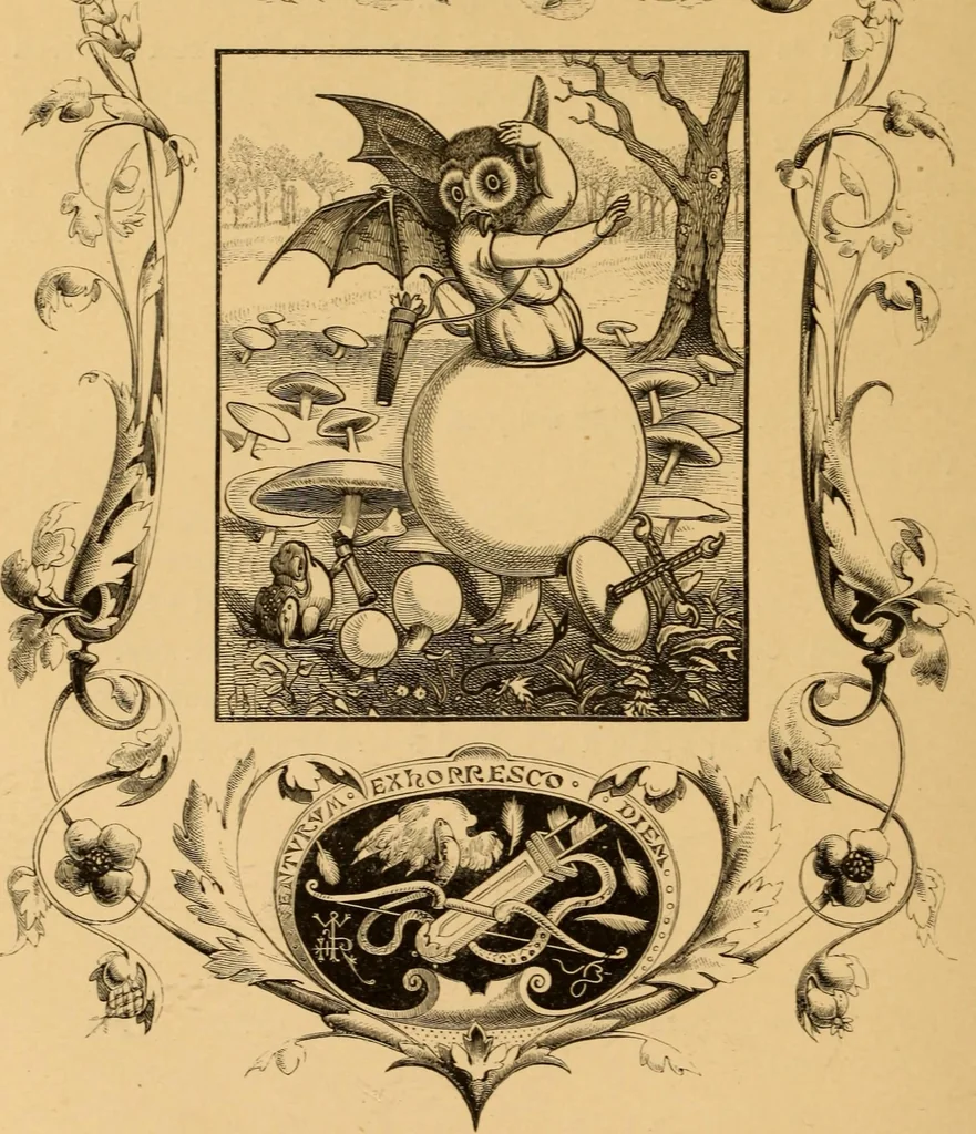 An illustration from Quarles' Emblems, 1800, leaf 111