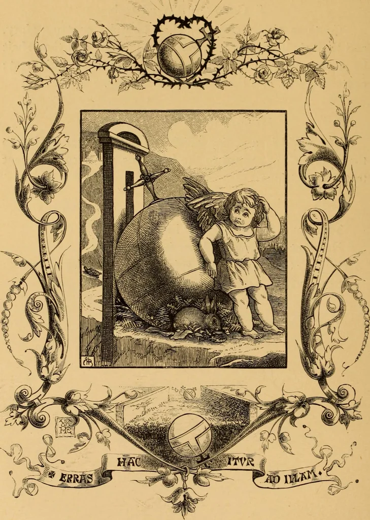 An illustration from Quarles' Emblems, 1800, leaf 119