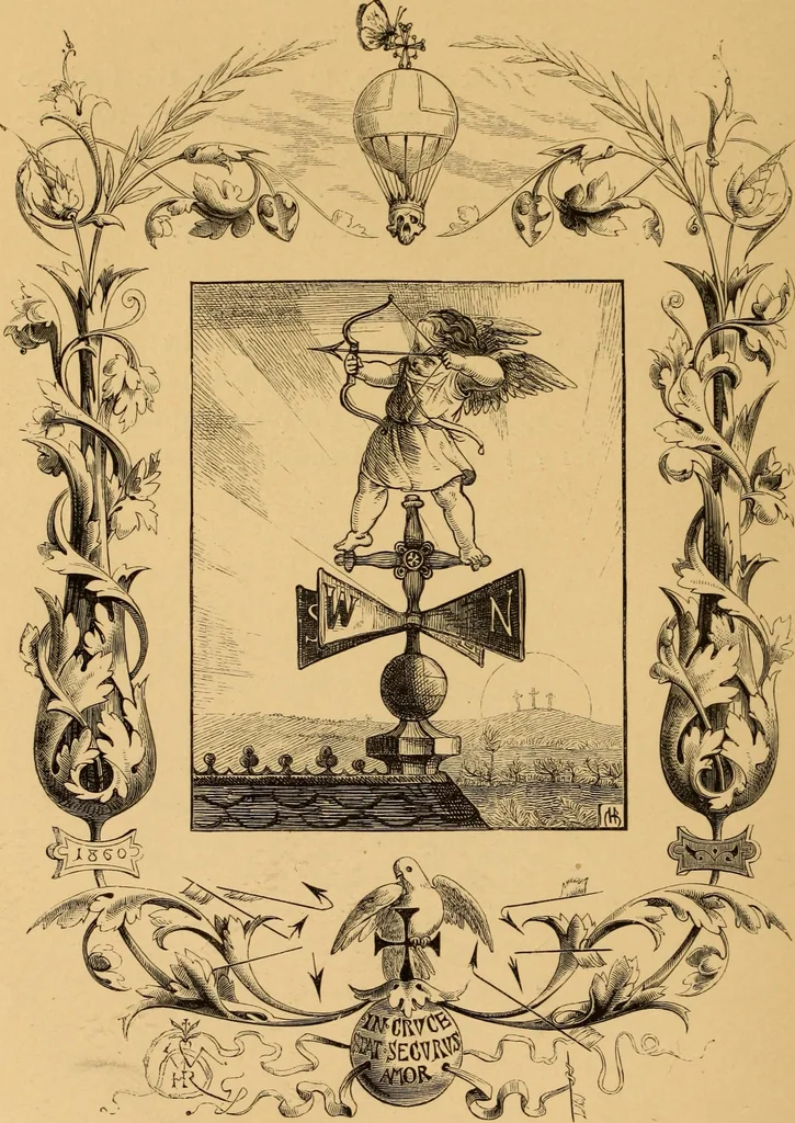 An illustration from Quarles' Emblems, 1800, leaf 123