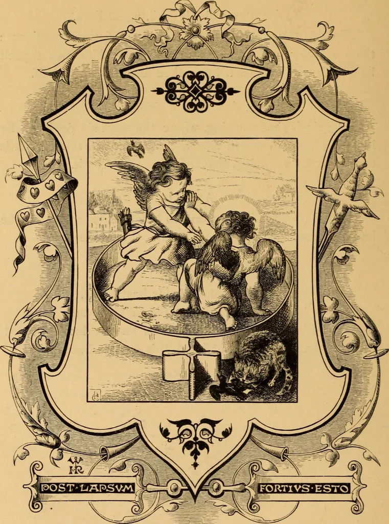 An illustration from Quarles' Emblems, 1800, leaf 131