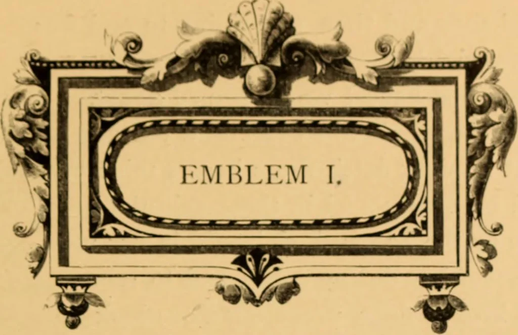An illustration from Quarles' Emblems, 1800, leaf 146
