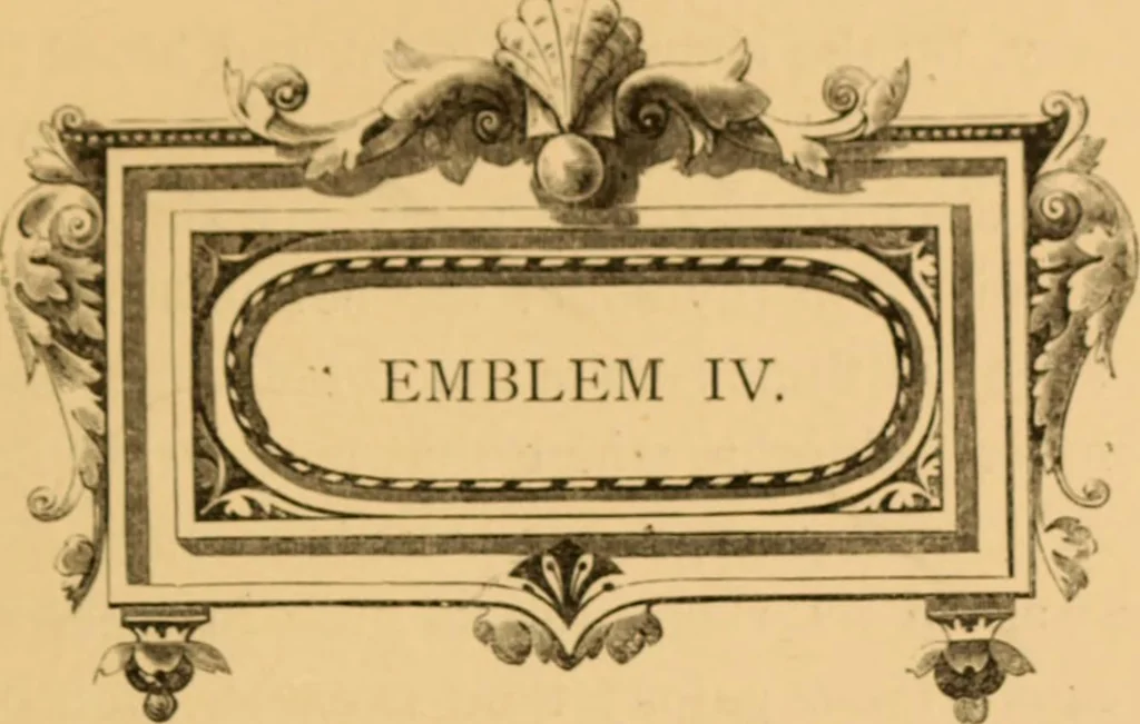 An illustration from Quarles' Emblems, 1800, leaf 158