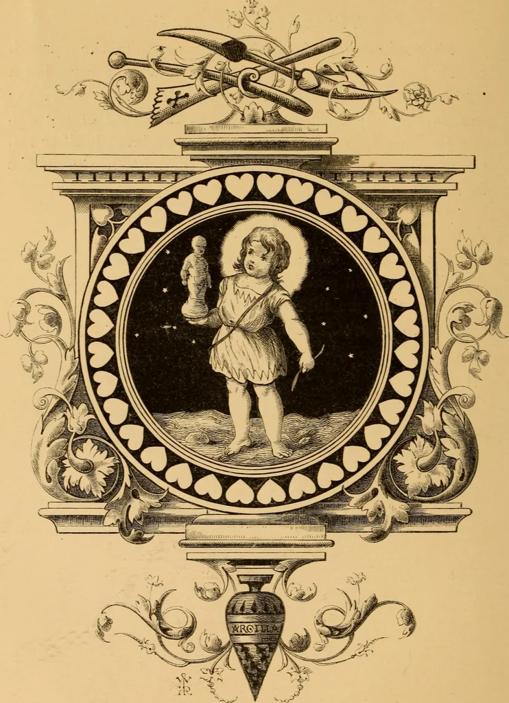 An illustration from Quarles' Emblems, 1800, leaf 161
