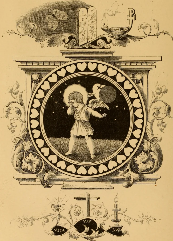 An illustration from Quarles' Emblems, 1800, leaf 169