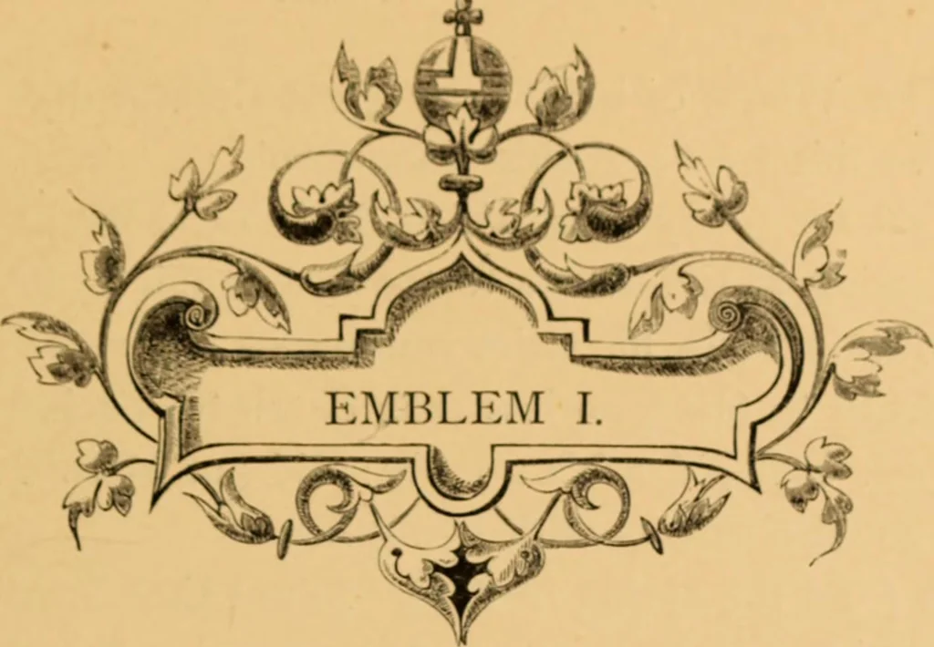 An illustration from Quarles' Emblems, 1800, leaf 18