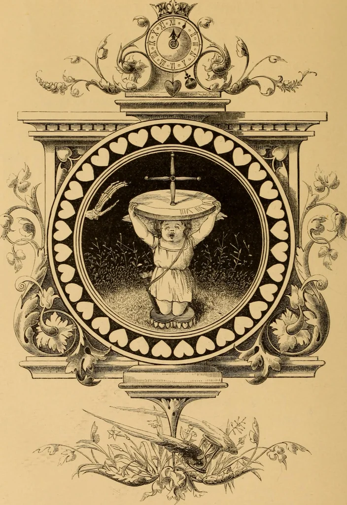 An illustration from Quarles' Emblems, 1800, leaf 193