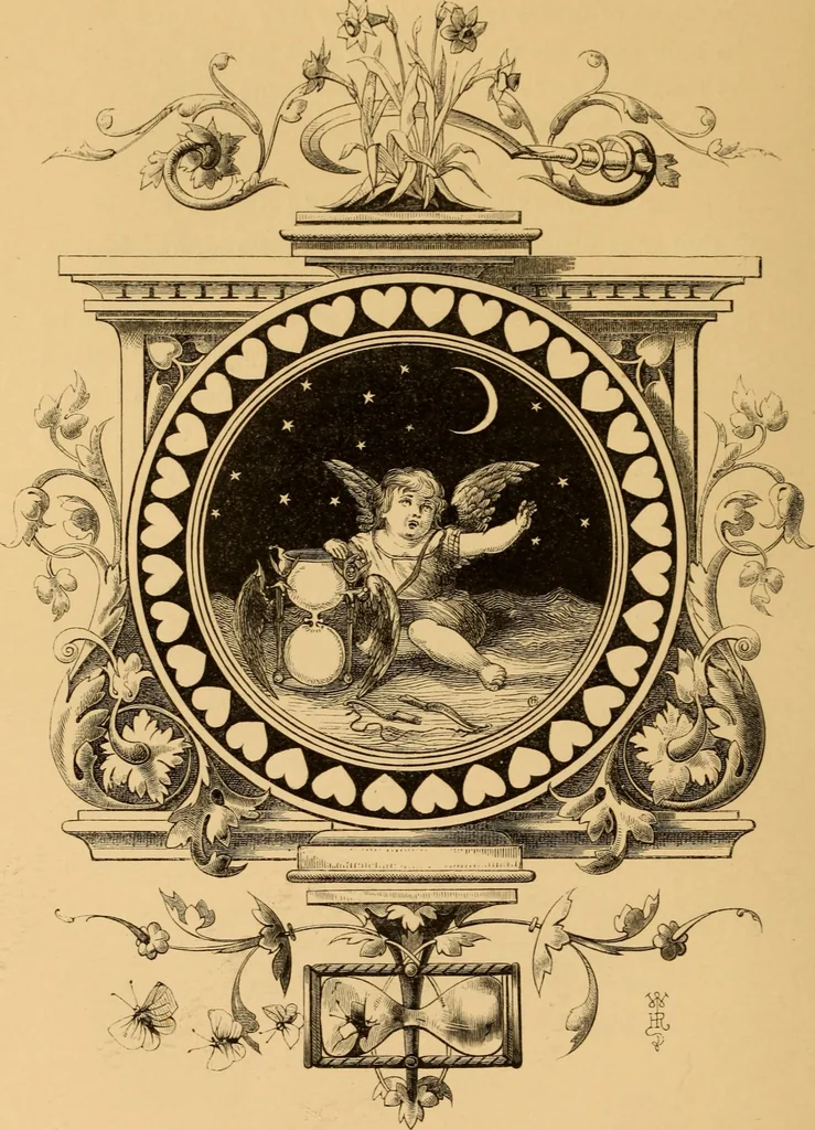 An illustration from Quarles' Emblems, 1800, leaf 201