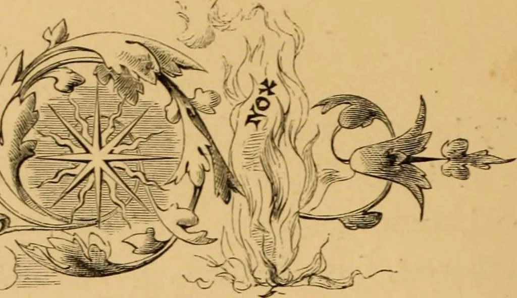 An illustration from Quarles' Emblems, 1800, leaf 211