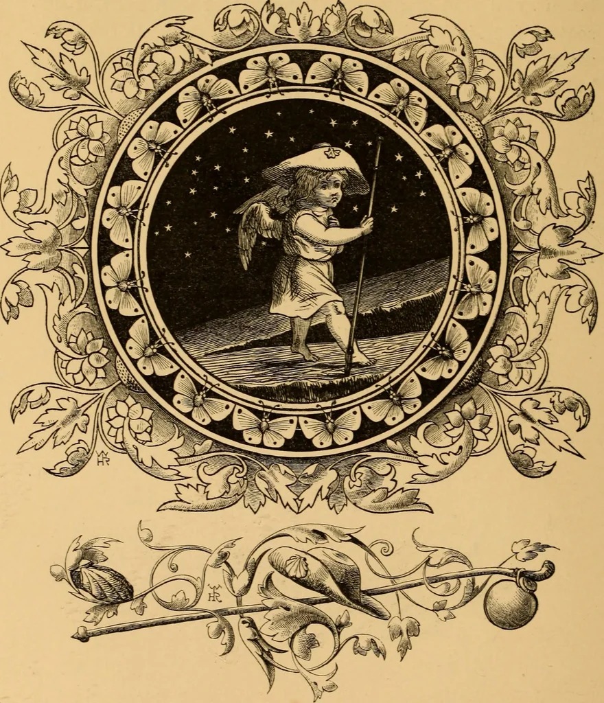 An illustration from Quarles' Emblems, 1800, leaf 211