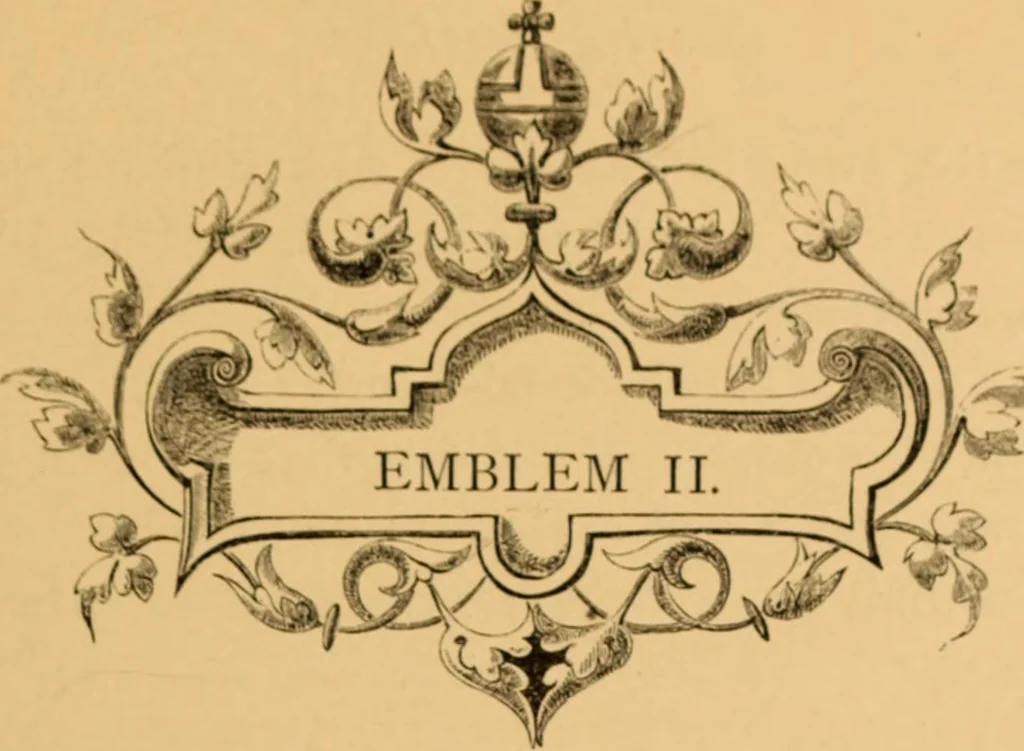 An illustration from Quarles' Emblems, 1800, leaf 22