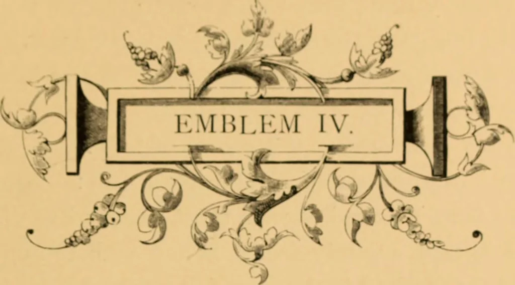 An illustration from Quarles' Emblems, 1800, leaf 220