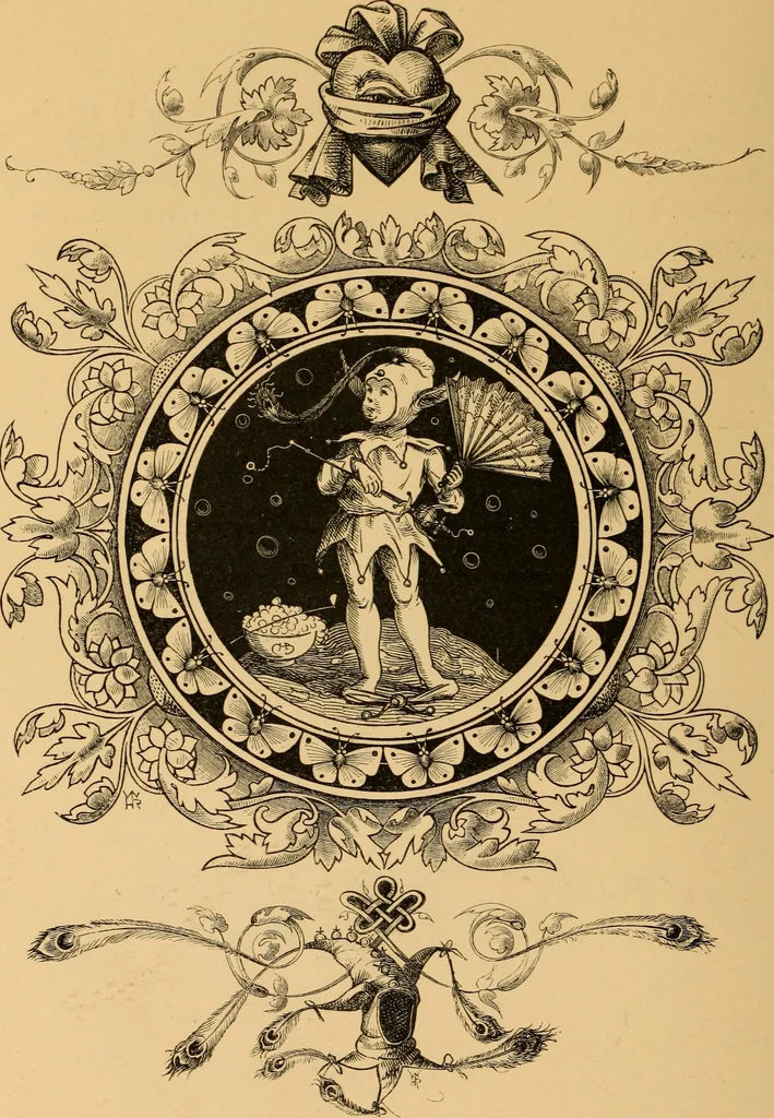 An illustration from Quarles' Emblems, 1800, leaf 223