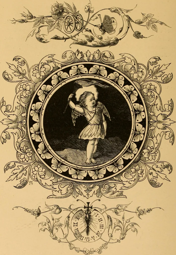 An illustration from Quarles' Emblems, 1800, leaf 235