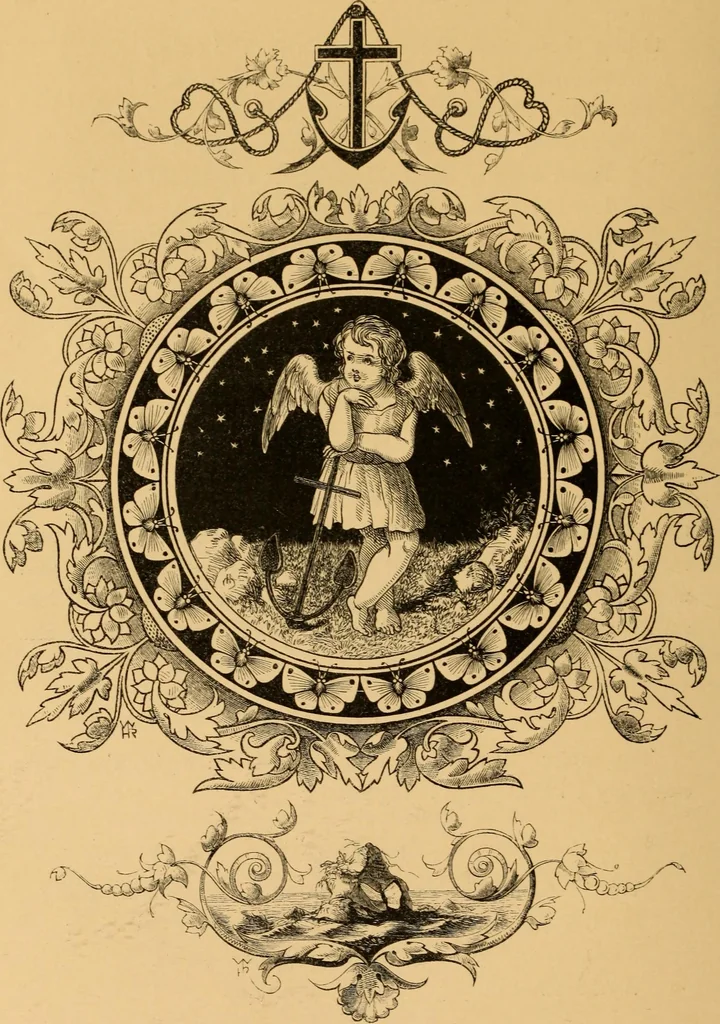 An illustration from Quarles' Emblems, 1800, leaf 255