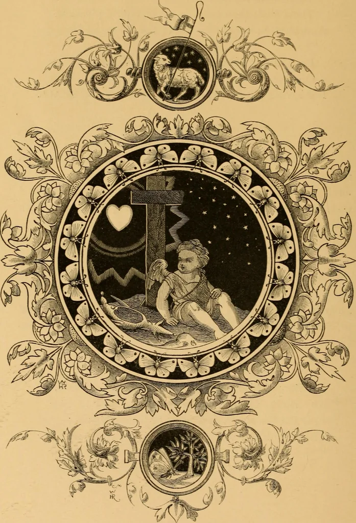 An illustration from Quarles' Emblems, 1800, leaf 259
