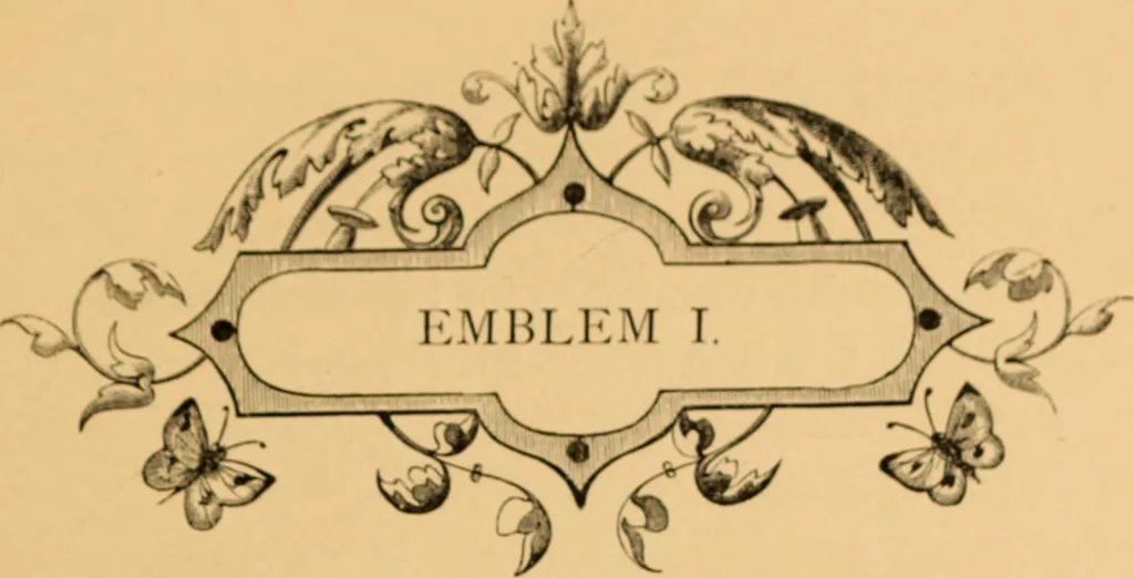 An illustration from Quarles' Emblems, 1800, leaf 270
