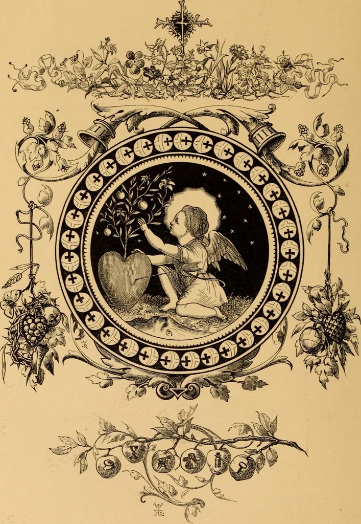 An illustration from Quarles' Emblems, 1800, leaf 273